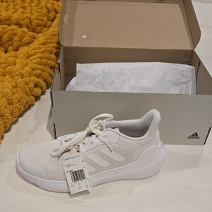 Adidas Kids White Mesh Sneakers